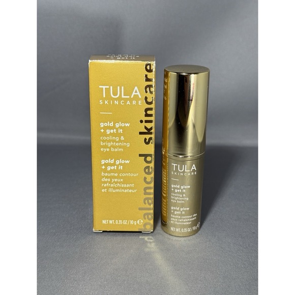 Tula Other - TULA Gold Glow + Get It Cooling & Brightening Eye Balm 0.35 oz